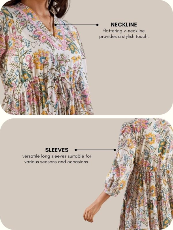 GRECIILOOKS Dress for Women Stylish | One Piece Dress for Women Long | Women Dress | Long Dress for - Image 6