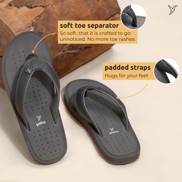 YOHO ArchFlex orthopedic slippers for women | Arch support for pain relief | Soft, Anti-Skid, - Image 7
