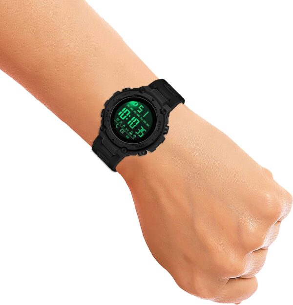 Shocknshop Digital Sports Stylish Multifunctional Electronic LED Black Dial Wrist Watch for Men Boys - Image 8