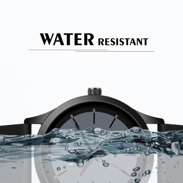 Matrix Minimalist Dual Colour Dial with Softest Silicone Strap Analog Wrist Watch for Men & Boys - Image 6