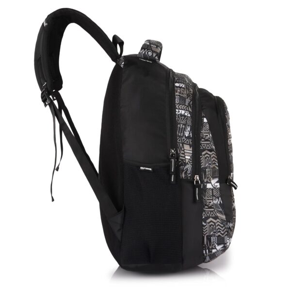 Half Moon Wild Class 5-12 School Bag for Boys Girls | Laptop Bagpack Backpack for Men Women | 3 Zips - Image 8