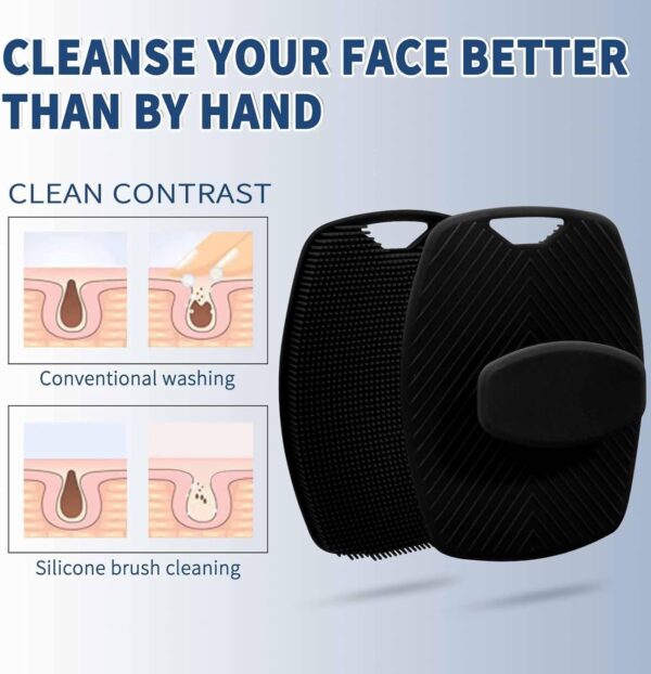 VALKYRIE Silicone Body Scrubber Bath Brush,Scrubber for Nourishing Cleaning & Exfoliating Your Skin - Image 4