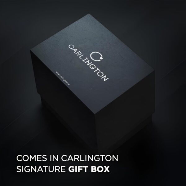 Carlington Premium Watch for Men with Black Colored Chain Watch for Men Stainless Steel and Scratch - Image 6