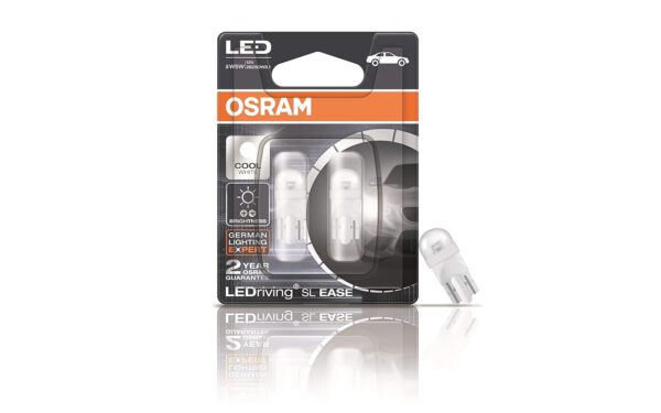Osram LED T10 2825DW-02B Parking Lamp (12V, 1W) for All Models - Cool White - Image 5