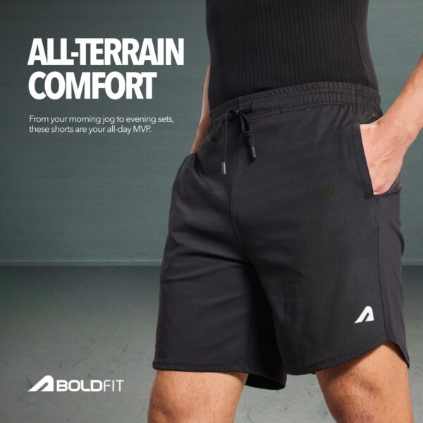 Boldfit Shorts for Men Gym Half Pants for Men & Boys Training Mens Shorts Quick Dry Men Shorts for - Image 7