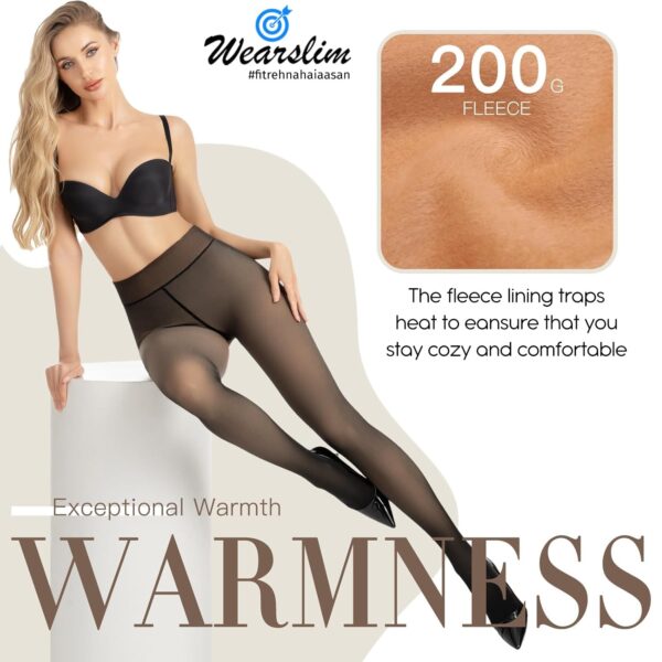 Wearslim High Waist Cotton Lycra Leggings, Soft Lightweight Leggings for Women, High Waisted Butt - Image 5