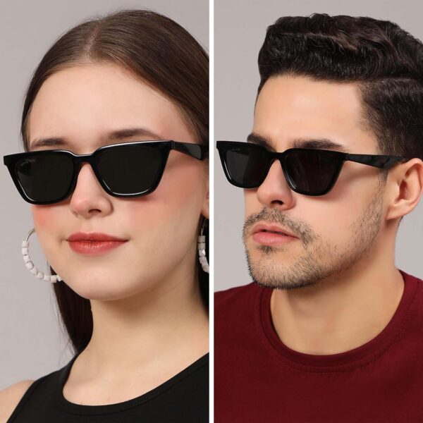 ROYAL SON Square Cat Eye Men Women Fashion Sunglasses Polarized UVA/UVB Protection - Image 3