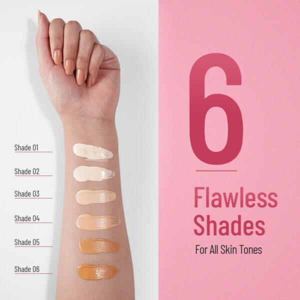 Swiss Beauty Matte Shiny Pearl Water Drop Blemish Long Lasting Balm BB Lightweight, Liquid - Image 5