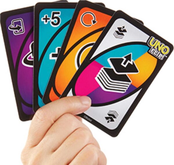 UNO Kid Mattel Games Uno Flip Side Card Game, Multi Color - Image 6