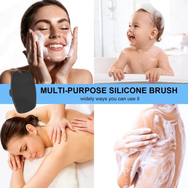 VALKYRIE Silicone Body Scrubber Bath Brush,Scrubber for Nourishing Cleaning & Exfoliating Your Skin - Image 10