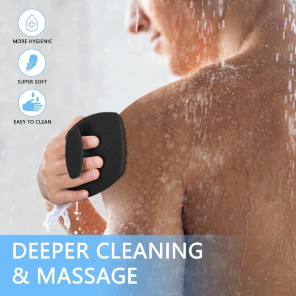 VALKYRIE Silicone Body Scrubber Bath Brush,Scrubber for Nourishing Cleaning & Exfoliating Your Skin - Image 8