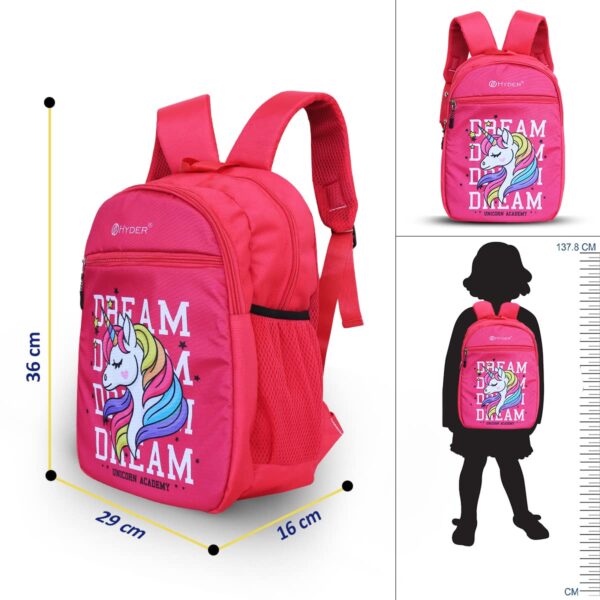HYDER Kids 20L Cartoon Printed Best Stylish Lightweight Spacious Waterproof - Image 6