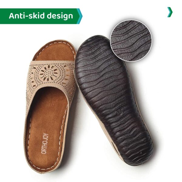 ORTHO JOY Extra-Soft Comfortable Fancy Slippers Flip Flop for women - Image 9