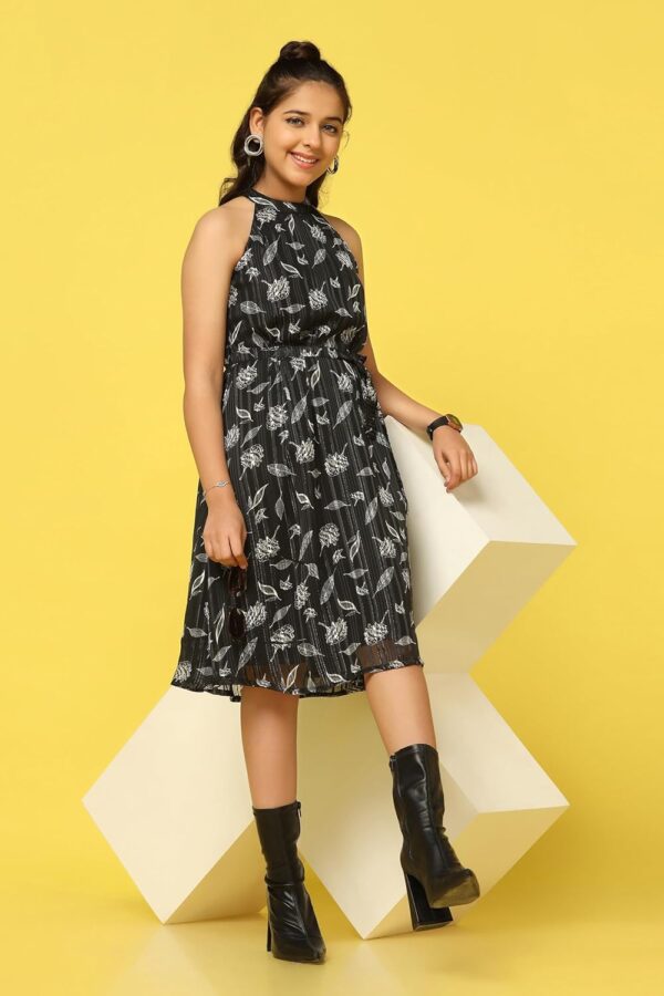 Fashion Dream Girl's Above Knee Length Fit and Flared Dresses - Image 9
