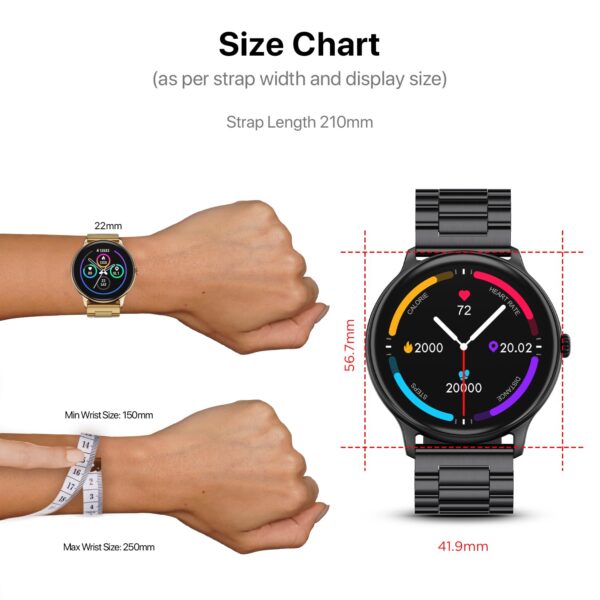 Fire-Boltt Newly Launched Phoenix Ultra Blaze Luxury Stainless Steel, Bluetooth Calling Smart Watch, - Image 11