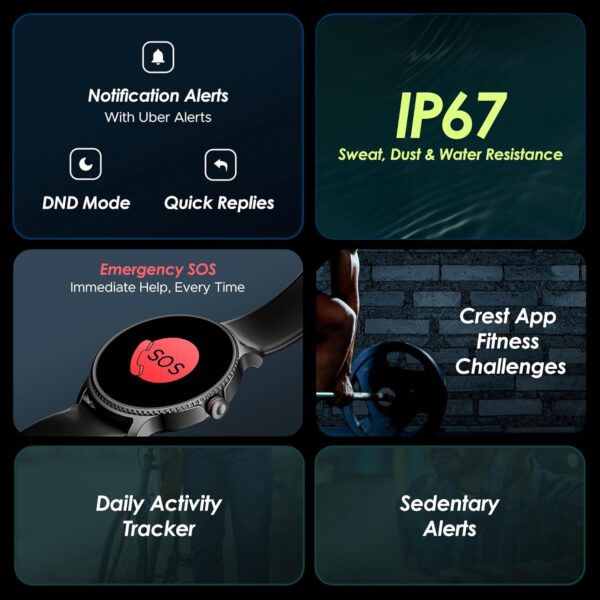 boAt Lunar Discovery w/ 1.39" (3.5 cm) HD Display, Turn-by-Turn Navigation, DIY Watch Face Studio, - Image 5