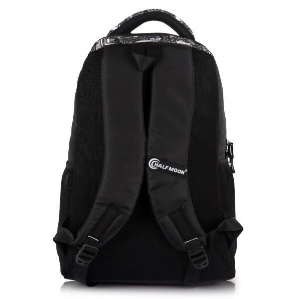 Half Moon Wild Class 5-12 School Bag for Boys Girls | Laptop Bagpack Backpack for Men Women | 3 Zips - Image 9