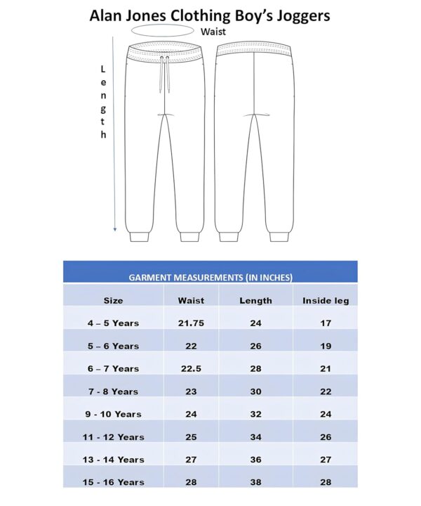 Alan Jones Clothing Boys Regular Mid Rise Solid Plush Pants with Pockets - Image 5