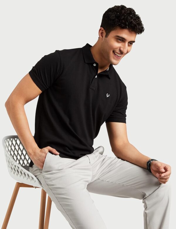 Allen Solly Men's Cotton Regular Fit Polo T-Shirt - Image 4