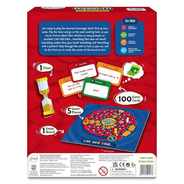 Skillmatics Board & Card Game - Found It, Scavenger Hunt for Kids, Adults, Families, Educational, - Image 10