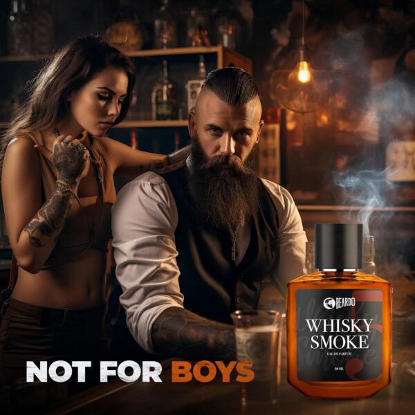 Beardo Whisky Smoke Perfume for Men, 50ml | Spicy, Woody - Oudh Scent Eau De Parfum | Long Lasting - Image 3