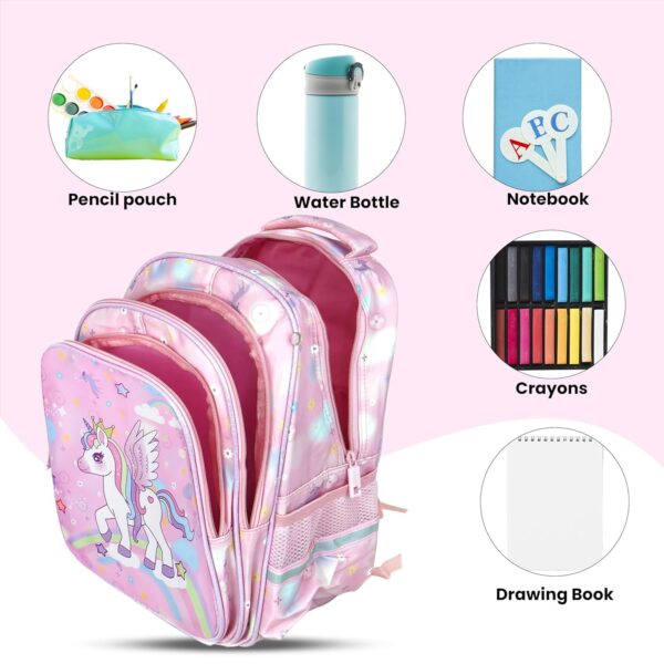 Storite Magical Unicorn Backpack for Kids Girls, Sturdy and Water-Resistant, Ideal Backpack for - Image 7