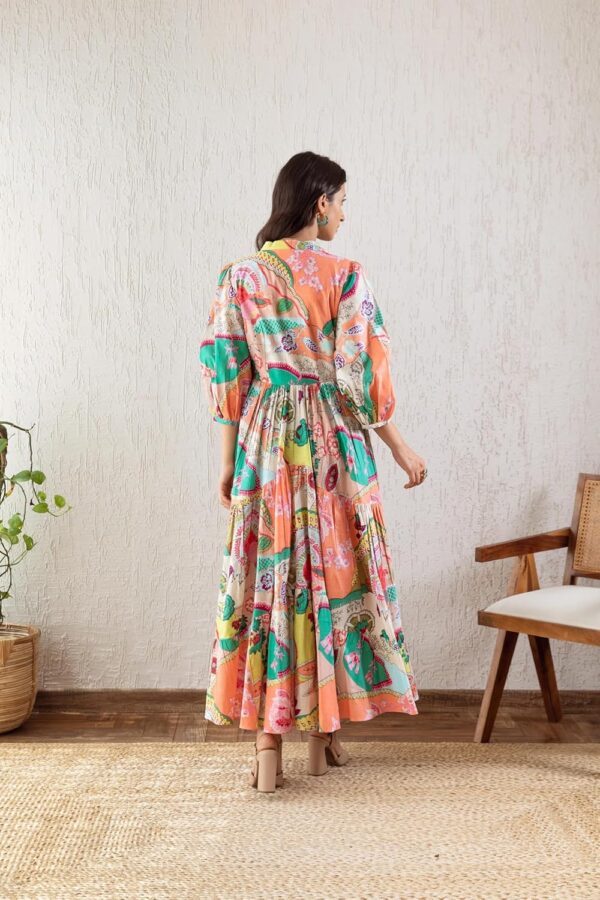 GRECIILOOKS Women Midi-Maxi Dresses | Short-Long Dress | Floral Print | Every Occation Dress for - Image 3