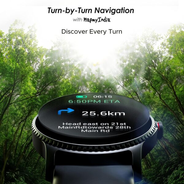 boAt Lunar Discovery w/ 1.39" (3.5 cm) HD Display, Turn-by-Turn Navigation, DIY Watch Face Studio, - Image 6
