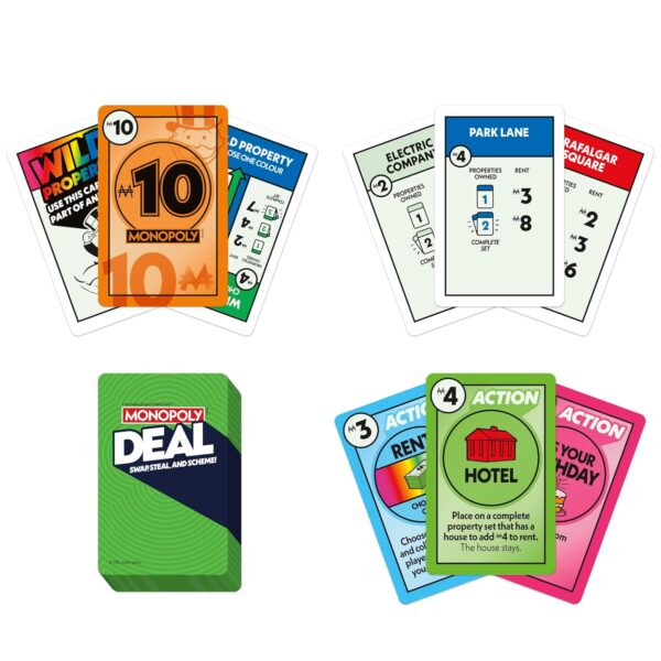Monopoly Deal Card Game | Quick-Playing Card Game | Fun Games for Families and Kids | Ages 8 and Up - Image 4