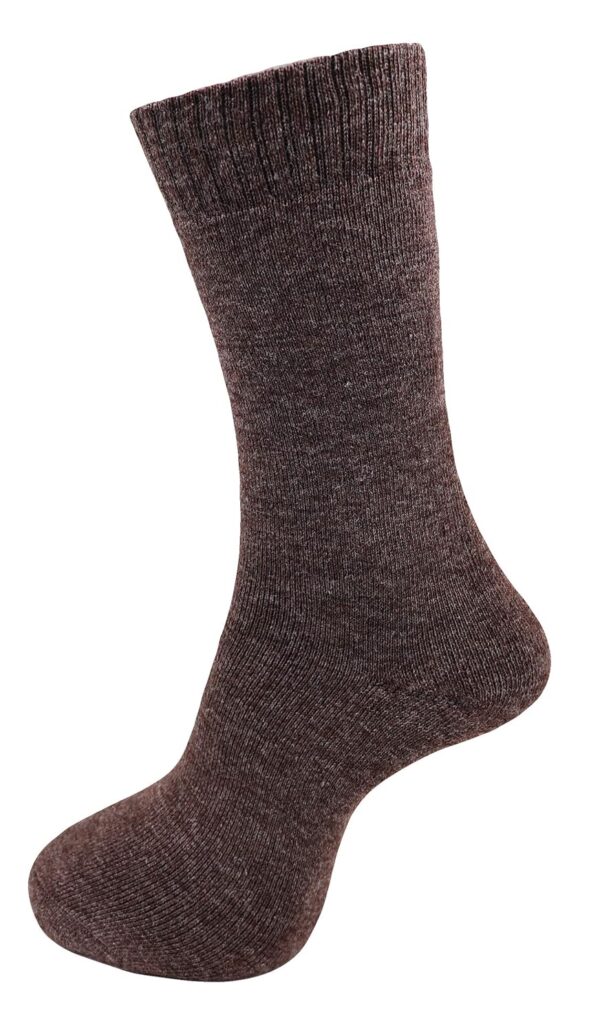 RC. ROYAL CLASS Men's Woolen Calf Length Solid Thick Terry Winter Wear Socks (Multicolor, Free Size) - Image 5