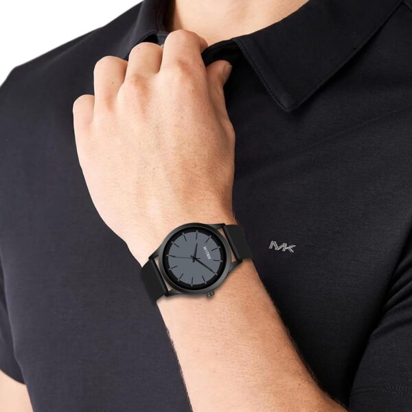 Matrix Minimalist Dual Colour Dial with Softest Silicone Strap Analog Wrist Watch for Men & Boys - Image 8