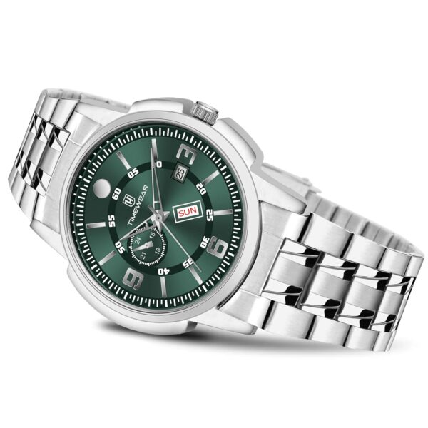 TIMEWEAR Analog, Day Date Functioning, Stainless Steel Chain Watch for Men - Image 3
