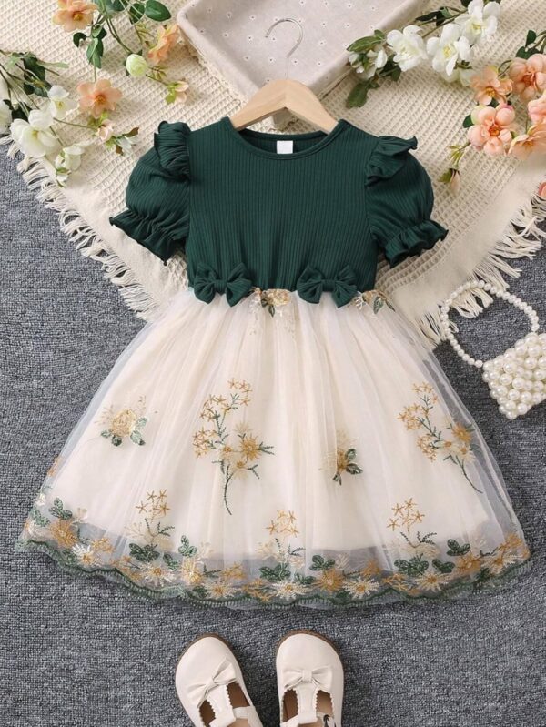 TAGAS Girls' Princess Dress || Girls Dress || Party Dress for Girls ||Fency Dress|| Birthday Dress - Image 3