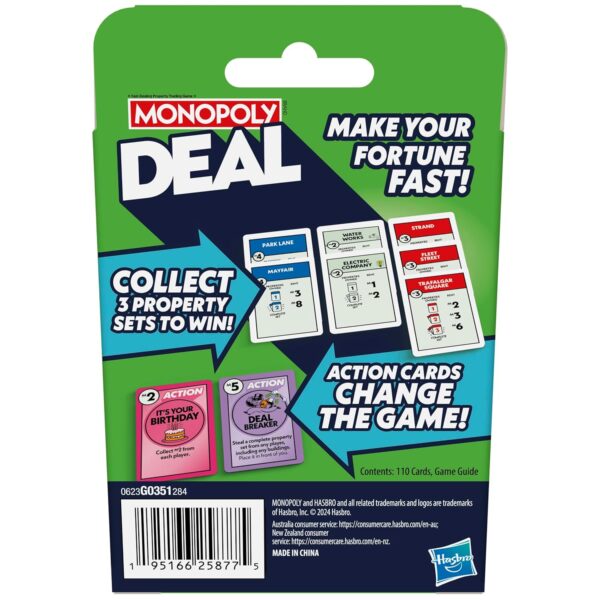 Monopoly Deal Card Game | Quick-Playing Card Game | Fun Games for Families and Kids | Ages 8 and Up - Image 5