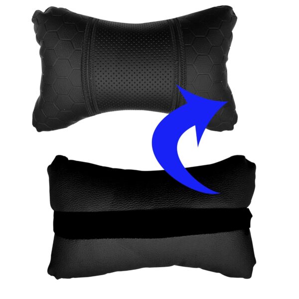Adroitz Universal Car Neck Rest Cushion Set, Durable Memory Foam, Ergonomic Headrest Support, - Image 4
