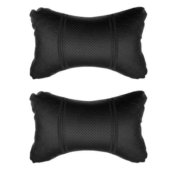 Adroitz Universal Car Neck Rest Cushion Set, Durable Memory Foam, Ergonomic Headrest Support, - Image 2