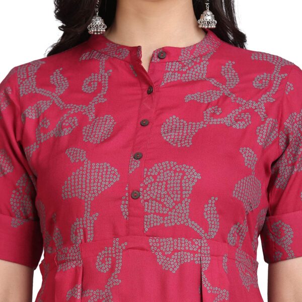 Rangavali Stylish Dress for Women | Western A-Line Maxi Long Gown for Womens | Cotton Dresses for - Image 5