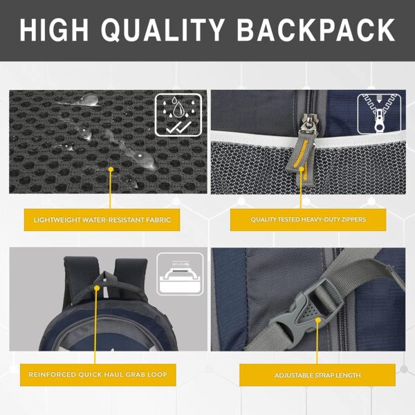 ADISA 15.6 inch laptop backpack office bag college travel back pack 32 Ltrs - Image 5