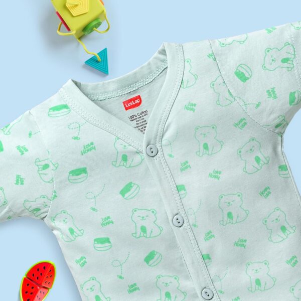 LuvLap Boys & Girls Jhabla And Shorts Set, For Baby, Infants & Toddlers, 100% Cotton, Baby Boy/Girl - Image 8