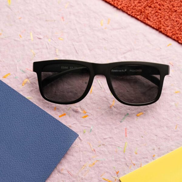 Fastrack 100% UV protected Square Sunglasses for Men - Image 3