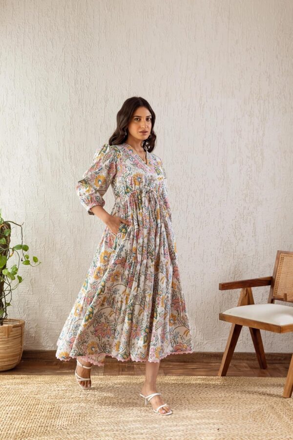 GRECIILOOKS Dress for Women Stylish | One Piece Dress for Women Long | Women Dress | Long Dress for - Image 4