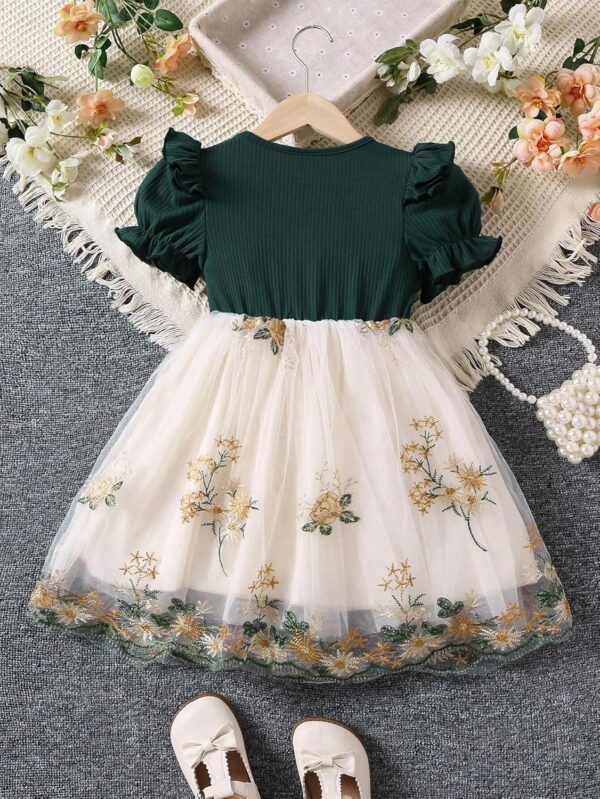 TAGAS Girls' Princess Dress || Girls Dress || Party Dress for Girls ||Fency Dress|| Birthday Dress - Image 4