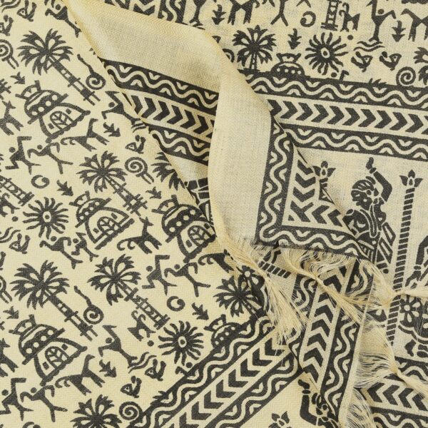 DUPATTA BAZAAR Women's Floral Silk Blend Dupatta - Image 8