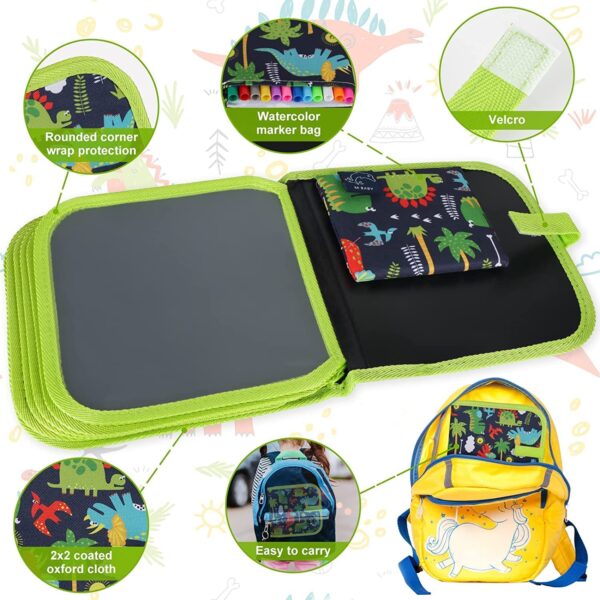 AMENDAS Erasable Doodle Book Set for Kids Reusable Magic Drawing Book with Watercolor Pens Road Trip Car.jpg