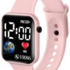 Acnos 6 Colours Luminous LED Display Fashionable Children Kids Digital