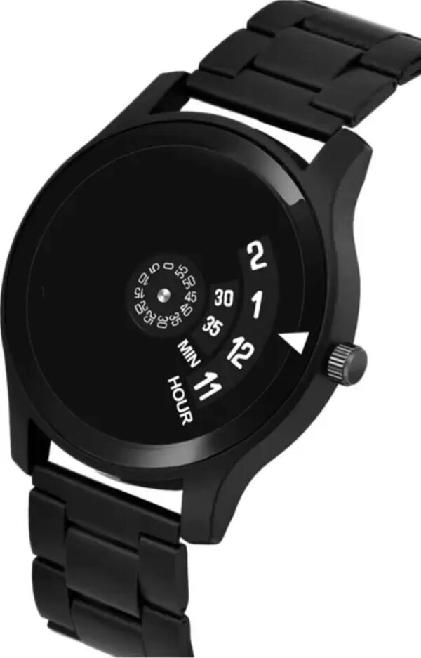 Acnos Silicone Unisex Silicon Speed Breaker Black Belt Analogue Watch For Men Boy Watch For All Pack Of 1.jpg