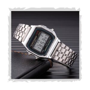 Acnos® Premium Brand Digital 4 Colours Square Dial Unisex Wrist