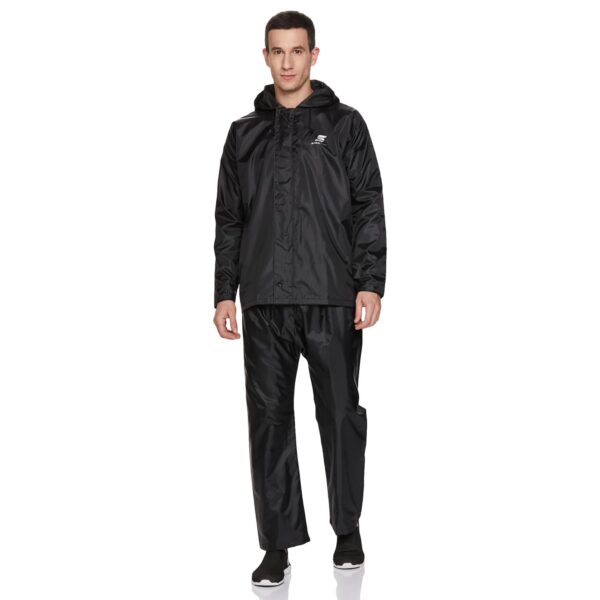 Amazon Brand   Symactive Reversible Standard Length Raincoat | High
