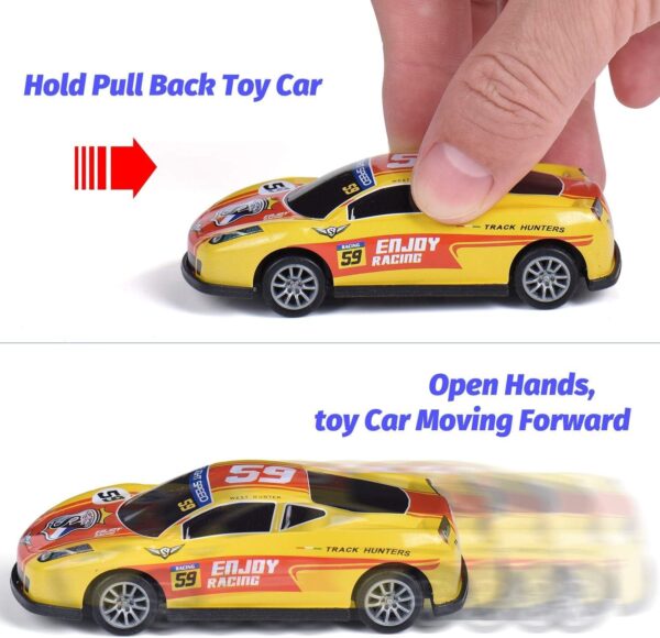 Amitasha 10 Unbreakable Racing Mini Diecast Car Models Set for Kids Pull Back Vehicles Metal Alloy Car Play.jpg