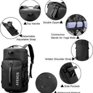 Avenux 28 Litrespolyester Gym Duffel Shoulder Bag For Women Men